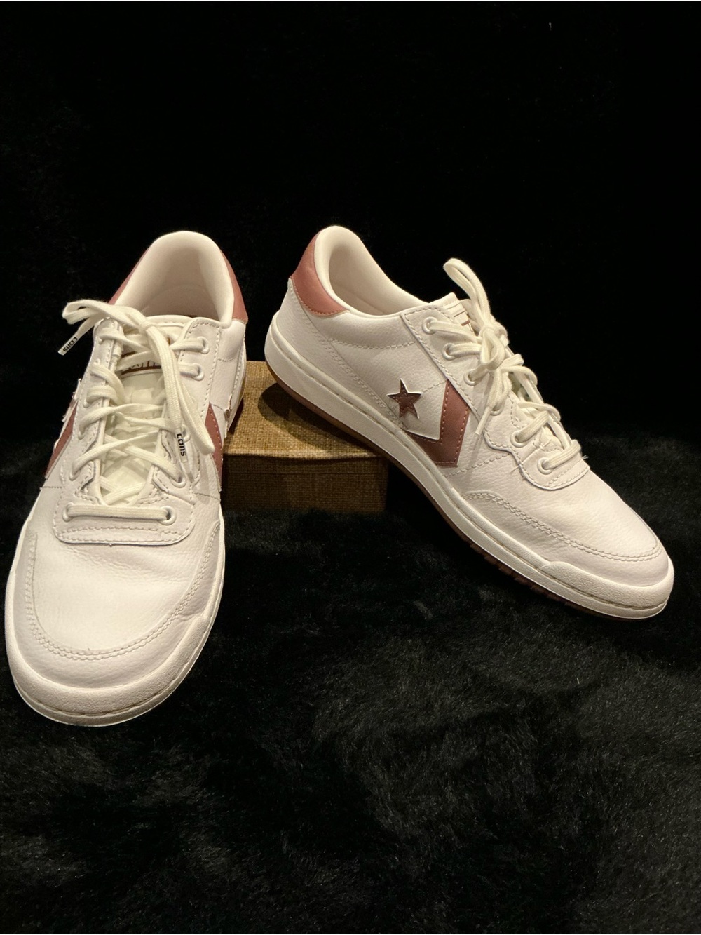 Converse CONS Fastbreak Pro Ox White/Saddle Size M 7.5 W 9